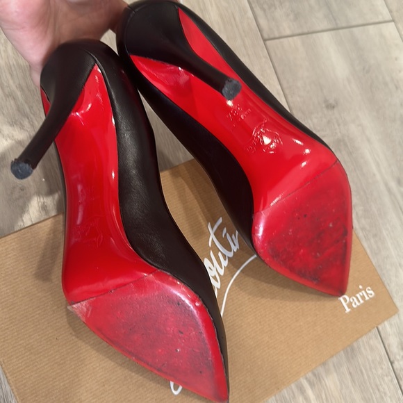 Christian Louboutin Apostrophy Pump 100 Nappa Shiny - Picture 4 of 4